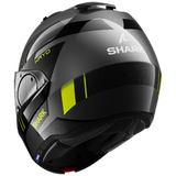 Shark Evo ES Kryd Gloss Anthracite/Black/Yellow Helmet [Size:XS] [INTERNAL]