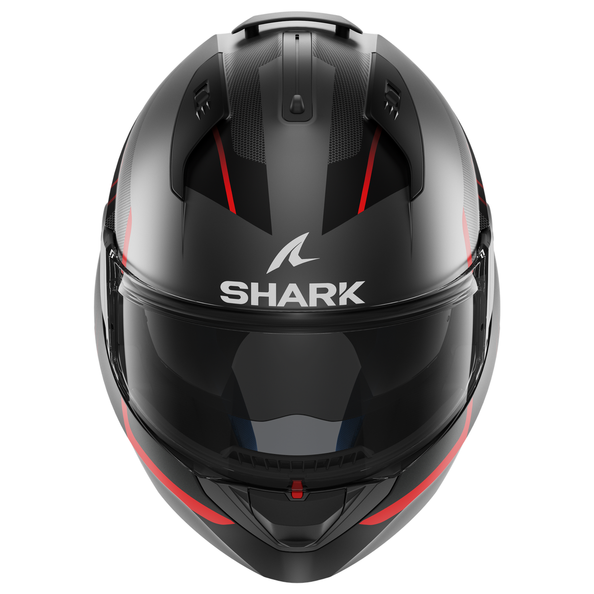 Shark Evo ES Kryd Matte Anthracite/Black/Red Modular Helmet