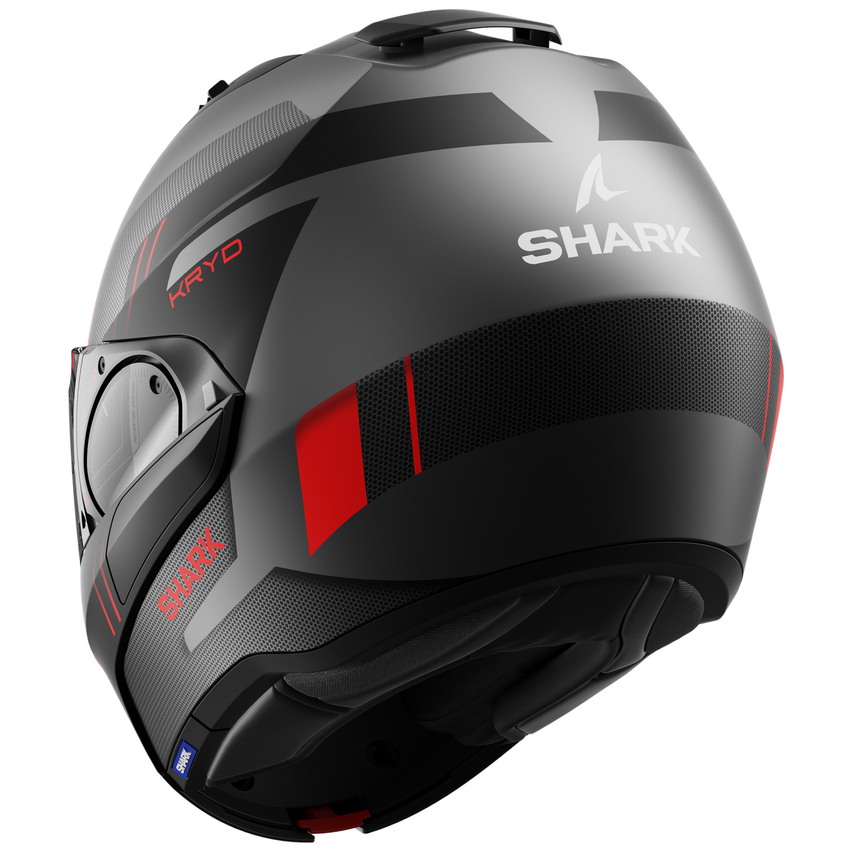 Shark Evo ES Kryd Matte Anthracite/Black/Red Modular Helmet