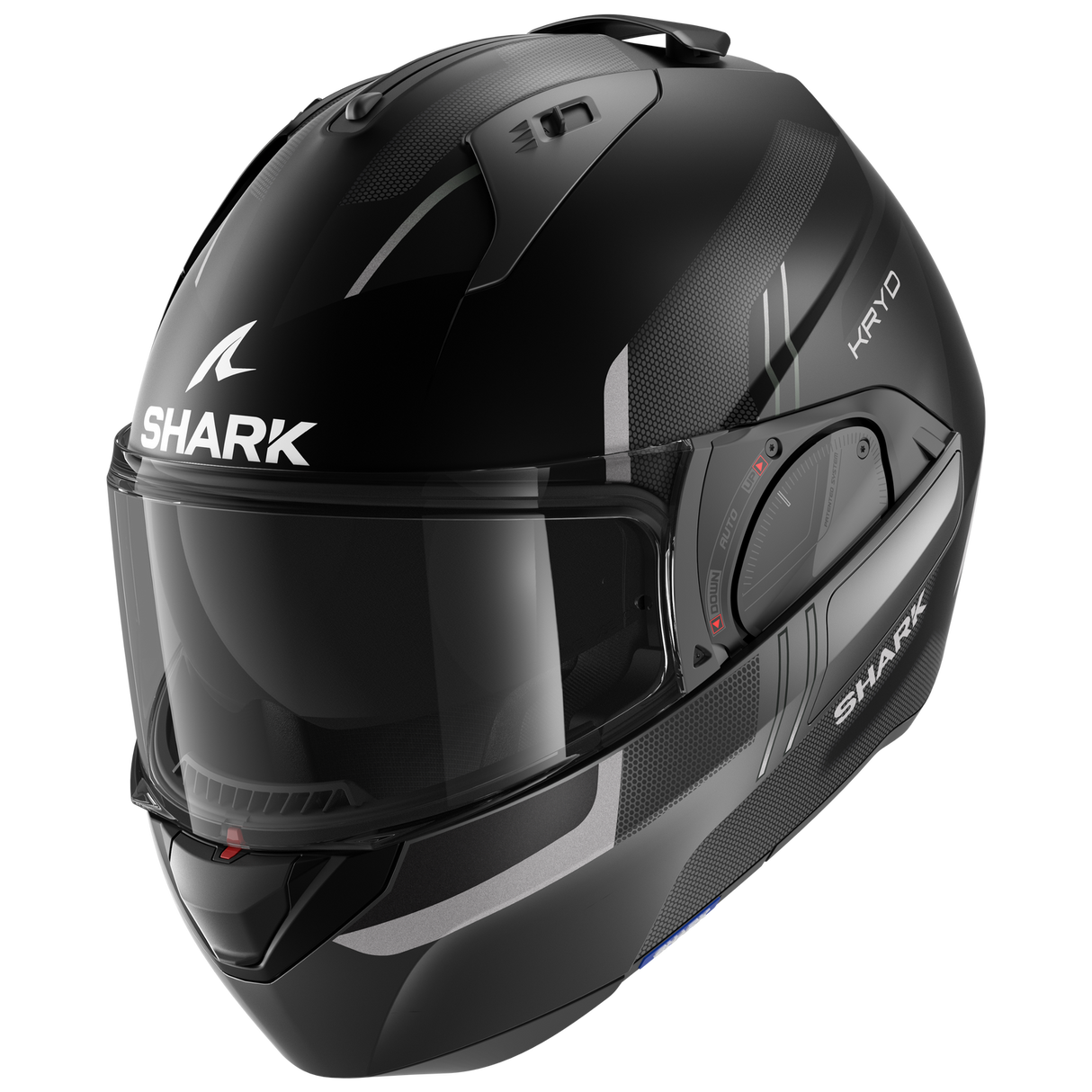 Shark Evo ES Kryd Matte Black/Anthracite/Silver Modular Helmet