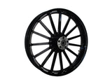 Hawg Halters Inc HHI-2135-TEM-B-845A-B 21" x 3.25" Tempest/Talon Replica Wheel Gloss Black for Touring 08-Up