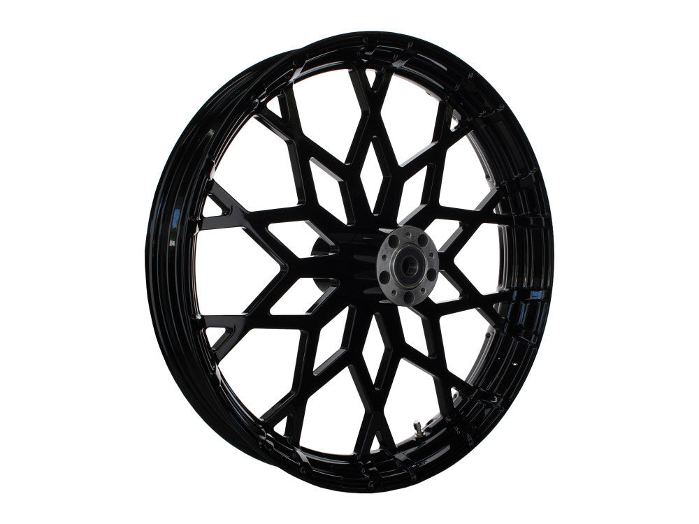 Hawg Halters Inc HHI-2340-MAR-B-845A-B 23" x 3.75" Marquise/Prodigy Replica Wheel Gloss Black for Touring 08-Up