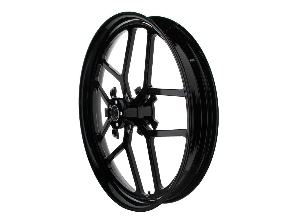 Hawg Halters Inc HHI-2640-VRX-B-800A-ADP-B 26" x 3.75" VRXE/Night Rod Replica Wheel Gloss Black for V-Rod 08-17