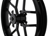 Hawg Halters Inc HHI-2640-VRX-B-800A-ADP-B 26" x 3.75" VRXE/Night Rod Replica Wheel Gloss Black for V-Rod 08-17