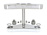 Hawg Halters Inc HHI-49WGCR3-RKR 3 Degree Raked Wide Glide Conversion Triple Tree Kit Chrome for Rocker 08-10