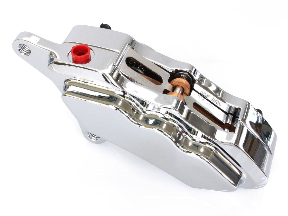 Hawg Halters Inc HHI-LHNCC6000 Left Front 6 Piston Caliper Chrome for Narrow Glide H-D 84-99 w/35 & 39mm Forks