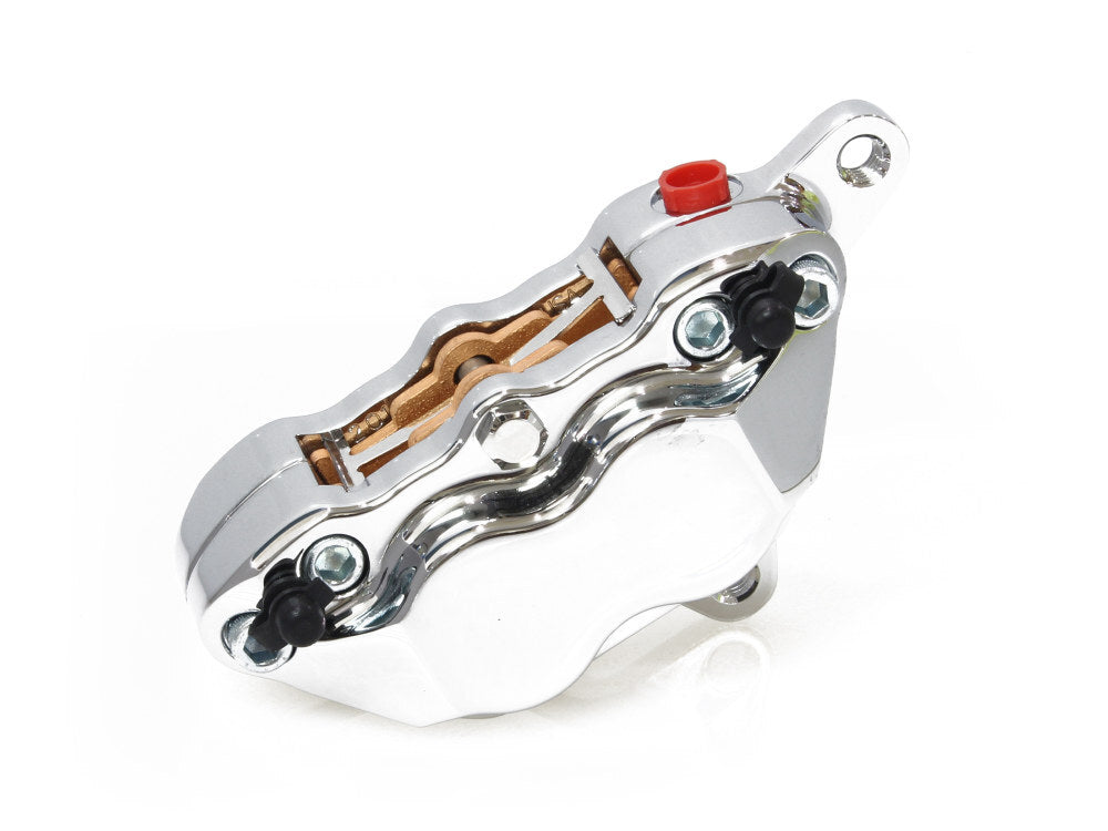 Hawg Halters Inc HHI-LHSCC100 Front 4 Piston Caliper Chrome for Softail Springer/FXWG 80-83