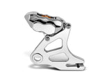 Hawg Halters Inc HHI-RKSTCC518 Right Hand Rear 4 Piston Caliper & Mounting Bracket Chrome for Softail 18-Up