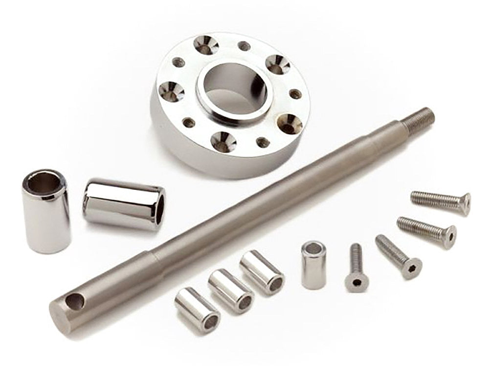 Hawg Halters Inc HHI-WGCK-C07 Wide Glide Conversion Hardware Kit Chrome for Sportster/Dyna 95-99