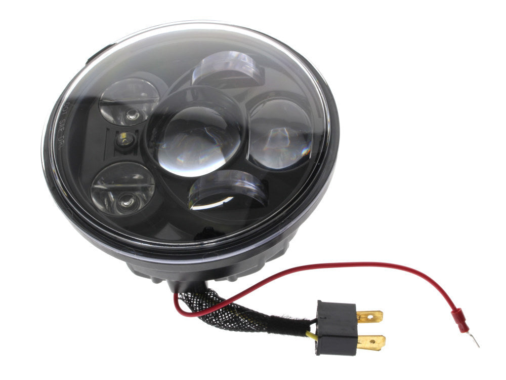 Hoglights HOG-4057CA 5-3/4" LED Headlight Insert Black w/Parker for most H-D w/ 5-3/4" Headlight (Will not fit M8 Softail models)