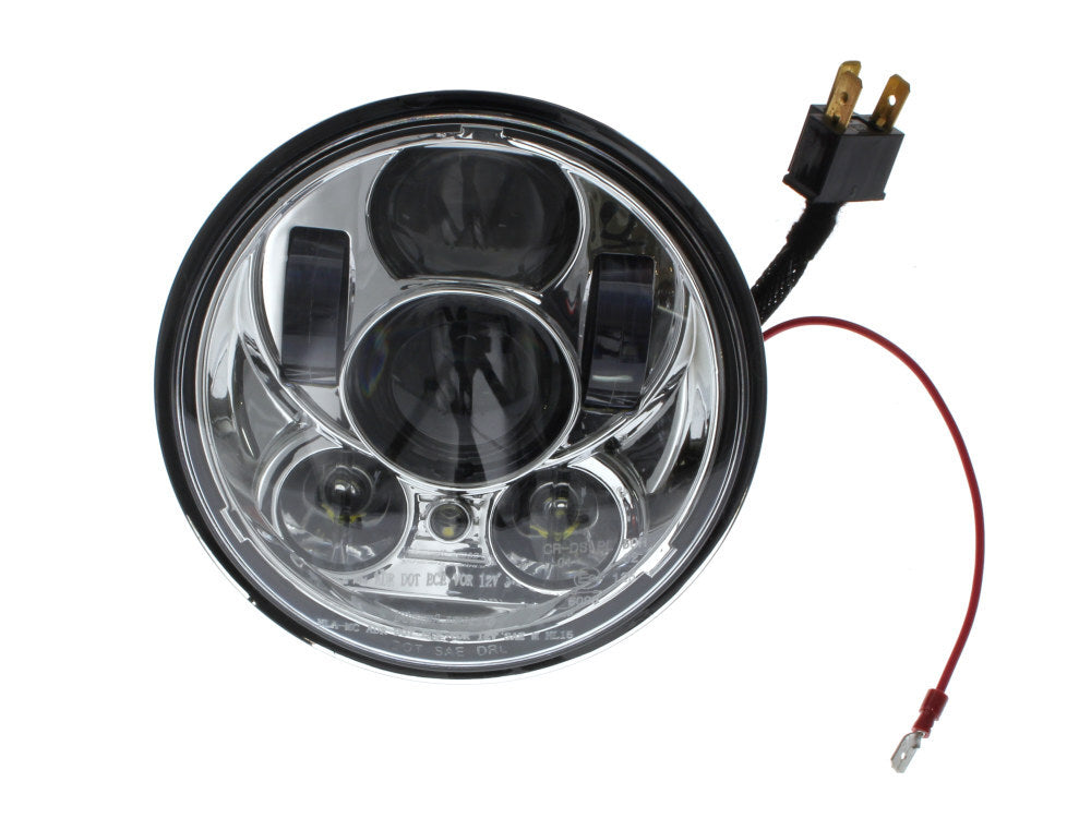 Hoglights HOG-4057CA 5-3/4" LED Headlight Insert Black w/Parker for most H-D w/ 5-3/4" Headlight (Will not fit M8 Softail models)