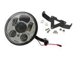 Hoglights HOG-4057YMR-CHR 50w 5-3/4" Headlight Chrome w/Parker Light for most Yamaha