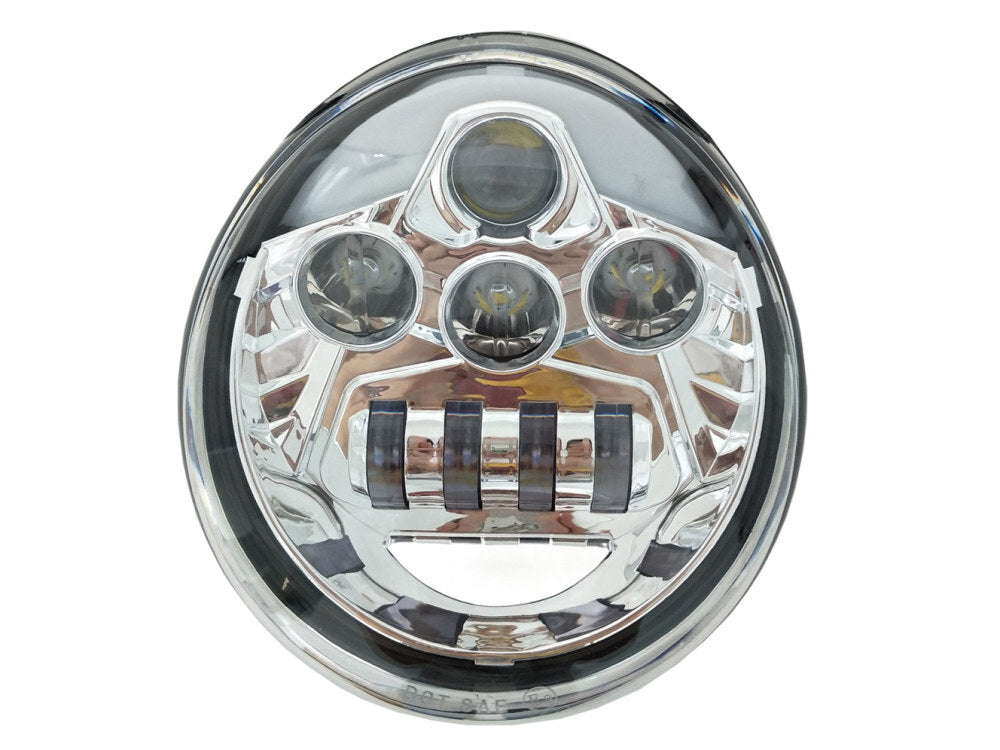 Hoglights HOG-5570VRP-CHR 5-3/4" LED Headlight Insert w/DRL Chrome for Night Rod Special 12-17/Muscle 09-17