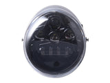 Hoglights HOG-5570VRP 5-3/4" LED Headlight Insert w/DRL Black for Night Rod Special 12-17/Muscle 09-17