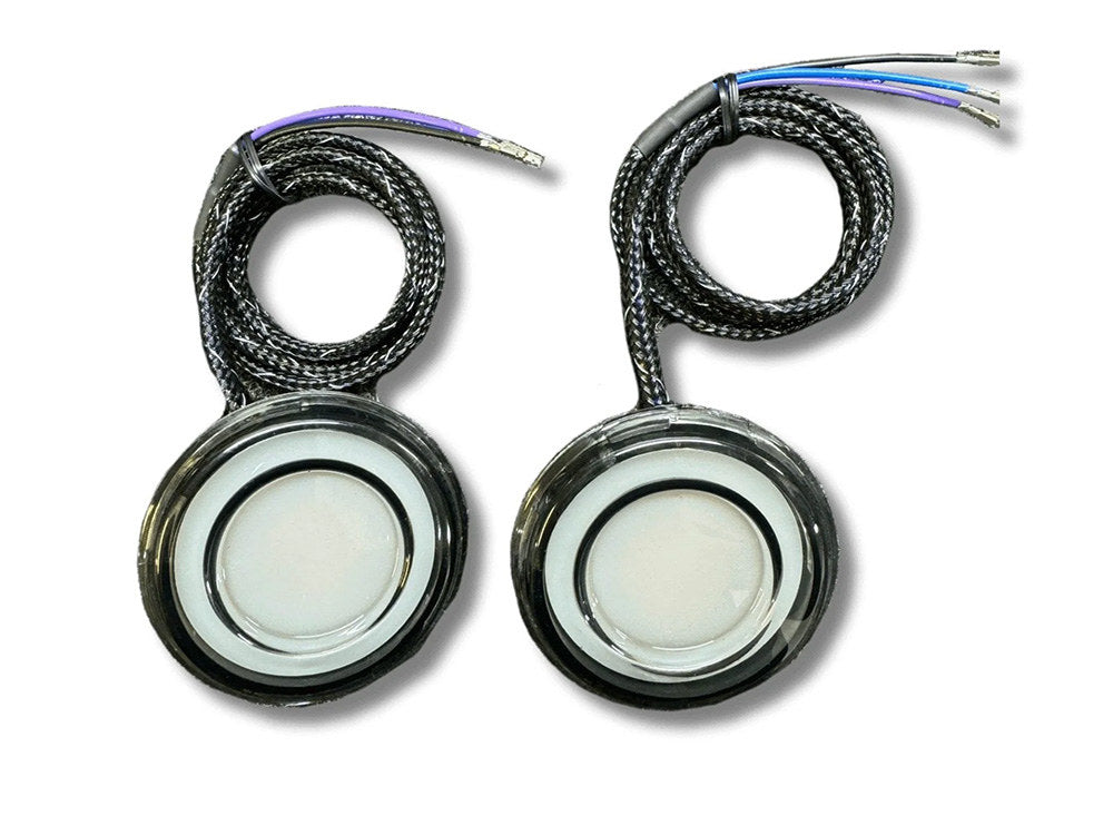 Hoglights HOG-FFXDRLSSG FusionFX LED DRL Front Turn Signal Inserts w/Amber Turn/White Run for Street Glide 15-Up