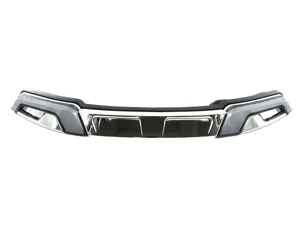 Hoglights HOG-FFXDWTSG14C FusionFX LED DRL Windshield Trim w/Amber Turn/White Run & Smoke Lens Chrome for Touring 14-23