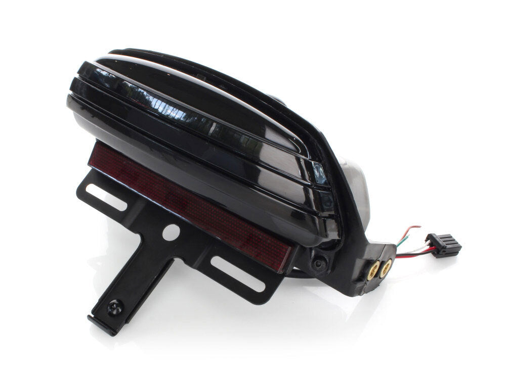 Hoglights HOG-HL304008K LED Tri-Bar Taillight w/Smoke Lens for FX Softail 06-15/Crossbones 09-11