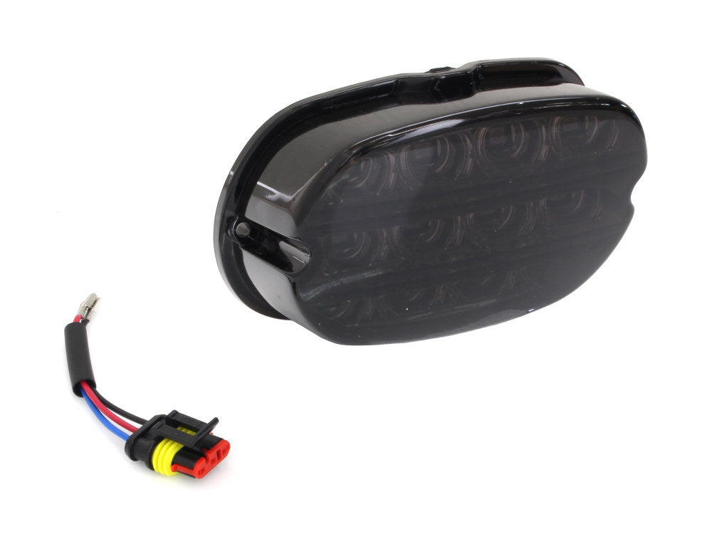 Hoglights HOG-HLA-LBTL-S Low Profile LED Taililight w/Smoke Lens for most Big Twin/Sportster 00-Up.