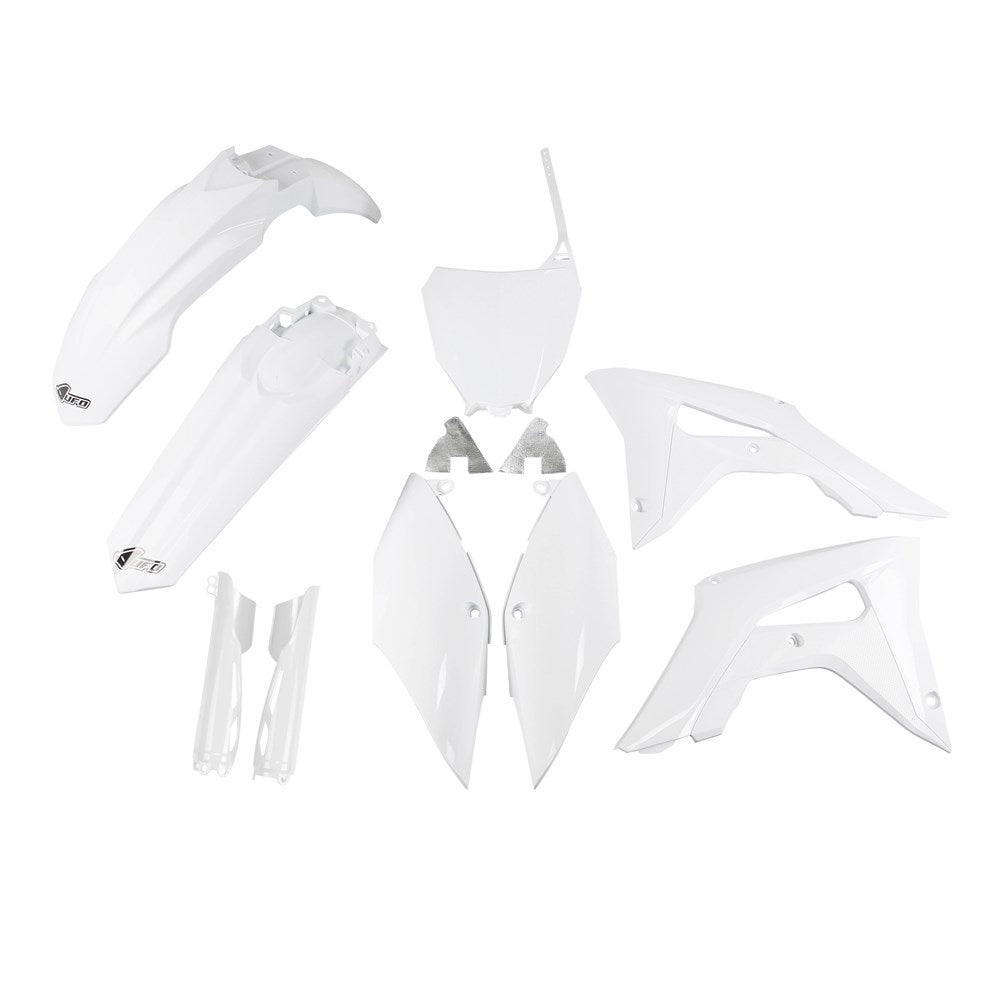 UFO Full Plastics Kit White for Honda CRF 250 R 18-21/CRF 450 R 17-20