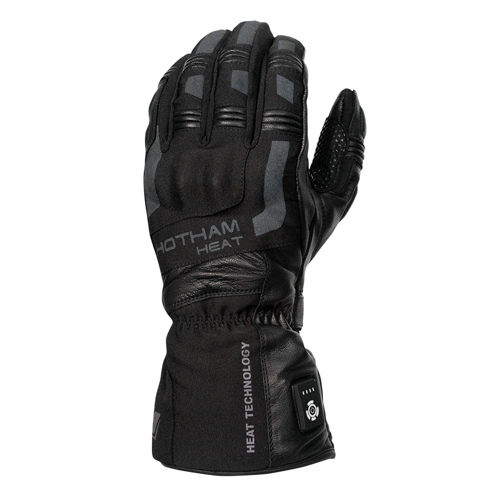 MotoDry Hotham Black Heated Gloves