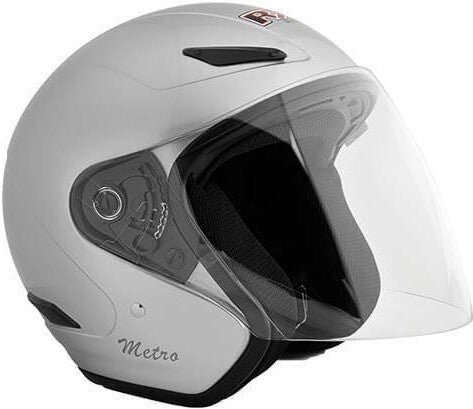 RXT A218 Metro Gloss Silver Helmet