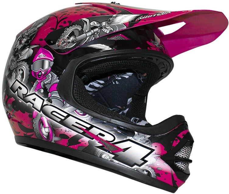 RXT Racer 4 Magenta Pink Kids Helmet