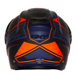 RXT 909P Safari Matte Black/Neon Orange Modular-Adventure Helmet