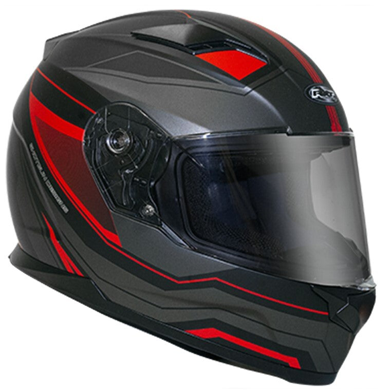 RXT 817 Street Missile Matte Black/Red Helmet