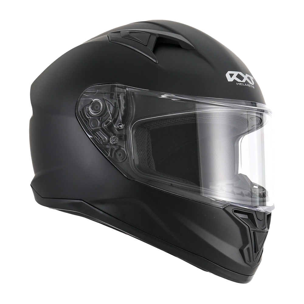 RXT 825 Street 2 Solid Matte Black Helmet [Size:SM] [INTERNAL]