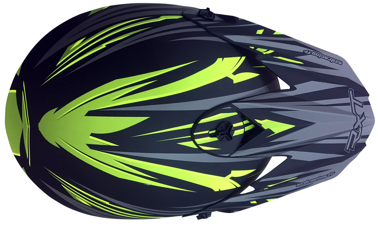 RXT A730 Zenith 3 Matte Black/Fluro Yellow Helmet