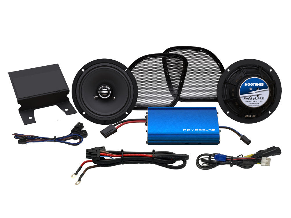 Hogtunes HT-G4-RG-KIT-RM Hogtunes G4 225 Watt Amp x 2 Speaker Kit for Road Glide 15-23 Models