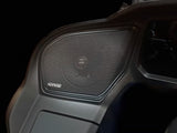 Hogtunes HT-WBA-RG-GRILL-24 Upgraded Metal Mesh Speaker Grills Black for Harley-Davidson Road Glide 24-Up