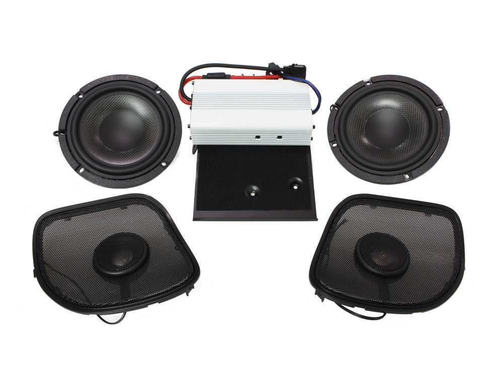 Hogtunes HT-WBARG-KIT.2R Wild Boar/400 Watt Amp x 2 Speaker Kit for Road Glide 15-23 Models