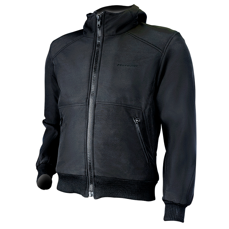 MotoDry Hoodie Black Textile Hoodie Jacket