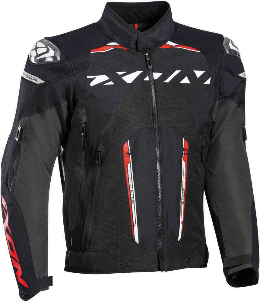 Ixon Blaster Black/White/Red Textile Jacket