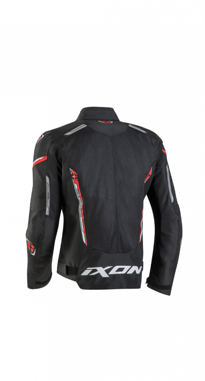 Ixon Striker Air WP Black/Red/White Textile Jacket