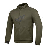 Ixon Touchdown Khaki/Black Textile Hoodie Jacket