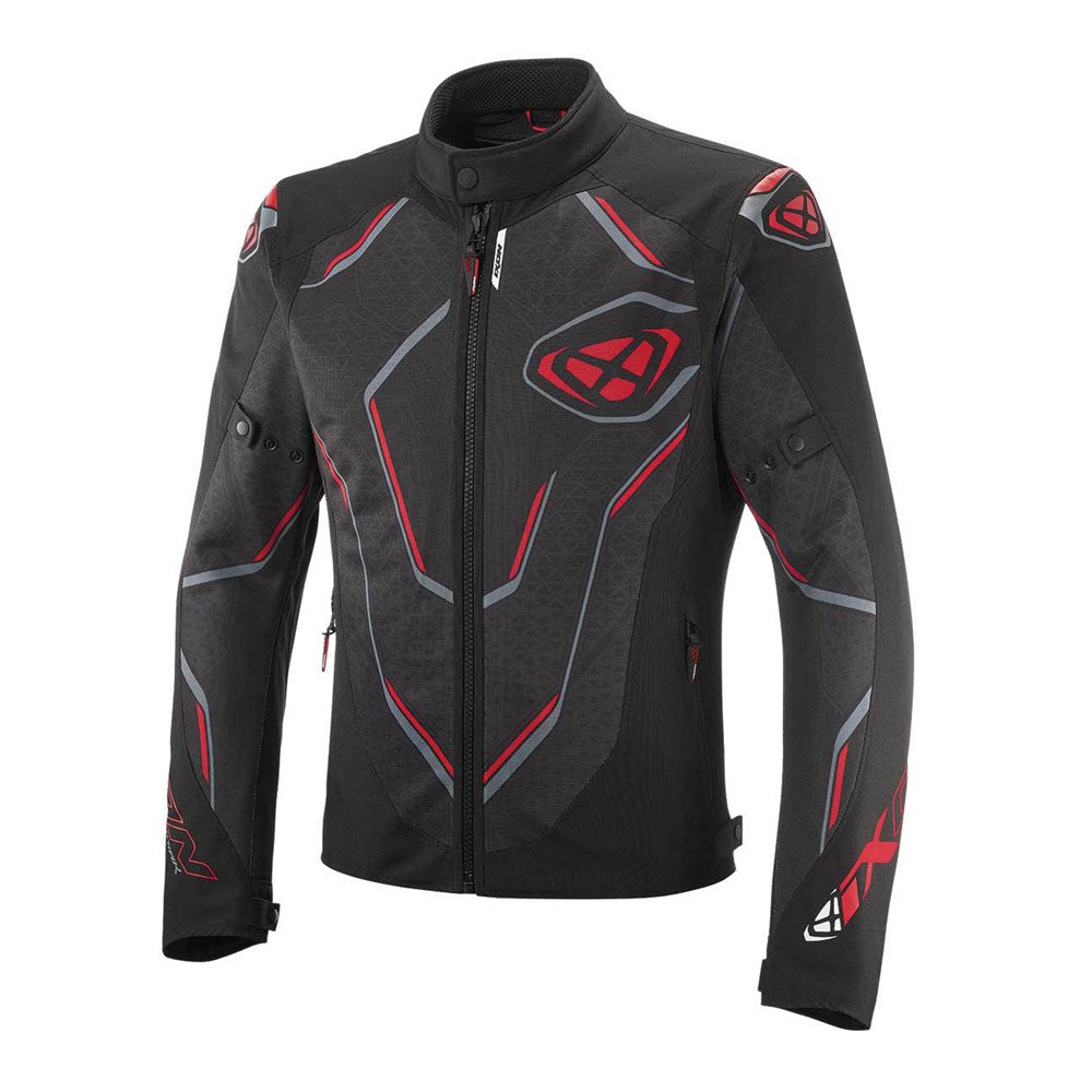 Ixon Demoniak Black/Red Textile Jacket