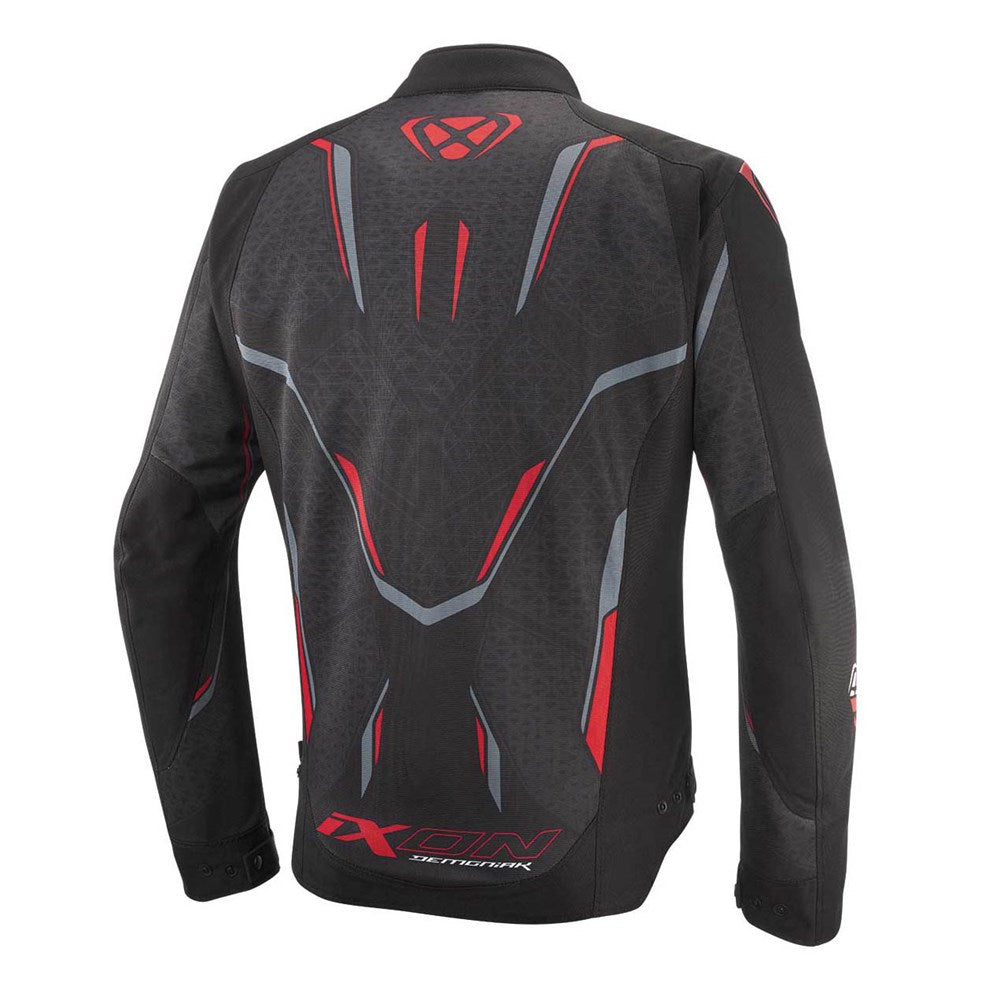 Ixon Demoniak Black/Red Textile Jacket