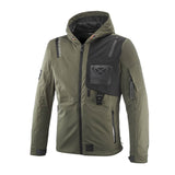 Ixon M-Quarter Khaki/Black Textile Hoodie Jacket