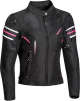 Ixon Ilana Lady Black/White/Fuchsia Textile Womens Jacket