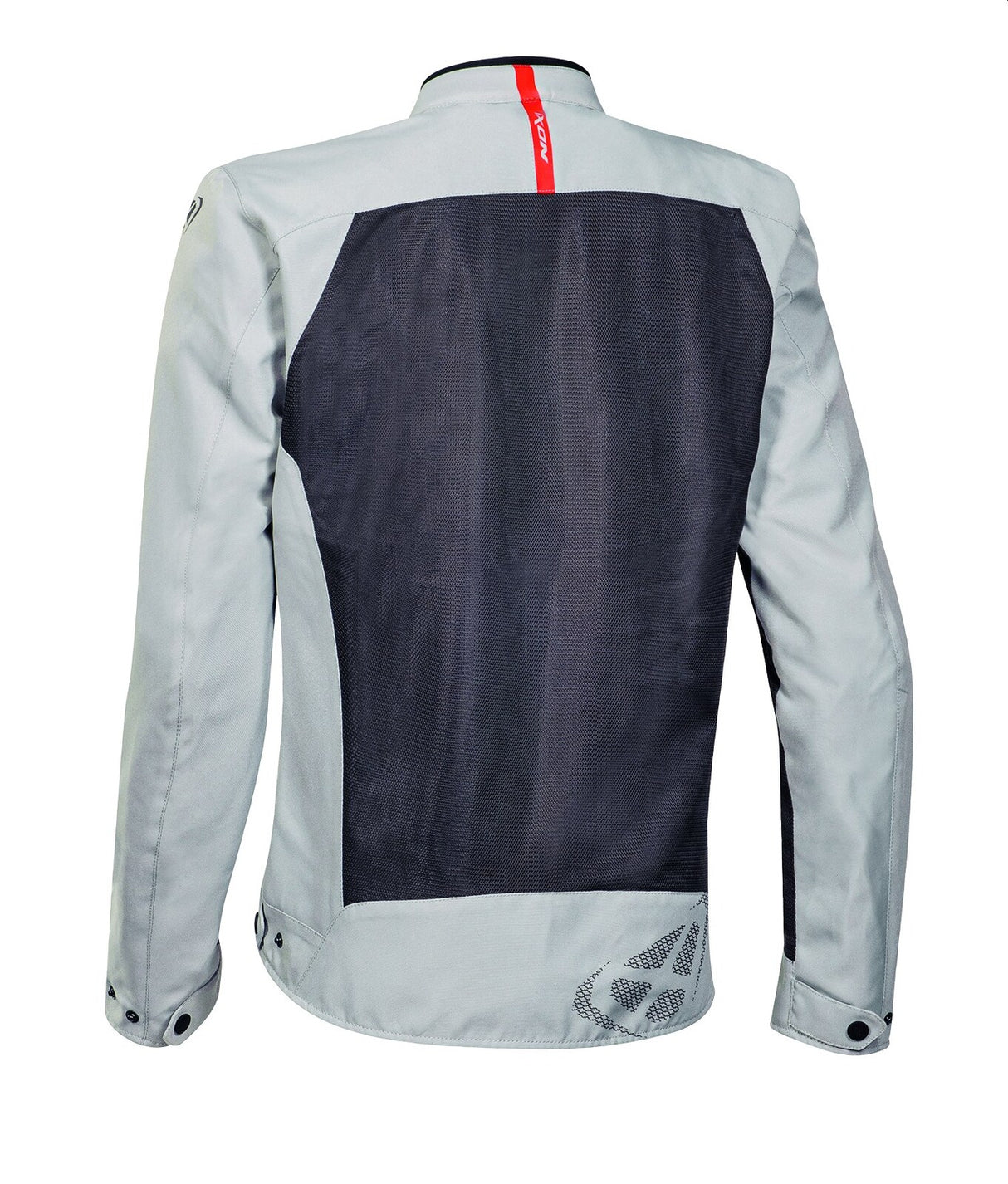 Ixon Orion Lady Anthracite/Grey/Red Textile Womens Jacket