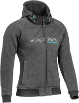 Ixon Palermo Lady Anthracite/Turquoise Textile Womens Hoodie Jacket [Size: XS] [INTERNAL]