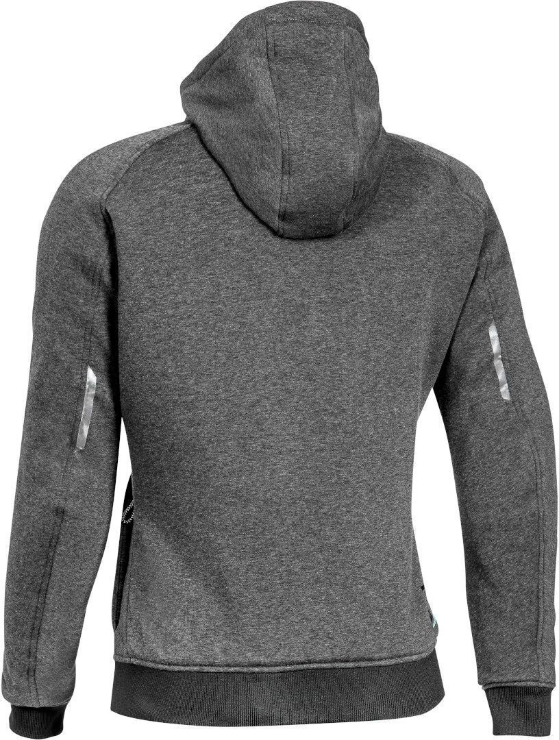 Ixon Palermo Lady Anthracite/Turquoise Textile Womens Hoodie Jacket [Size: XS] [INTERNAL]
