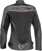 Ixon Draco Lady Black/Anthracite/Fuchsia Textile Womens Jacket - EasyR