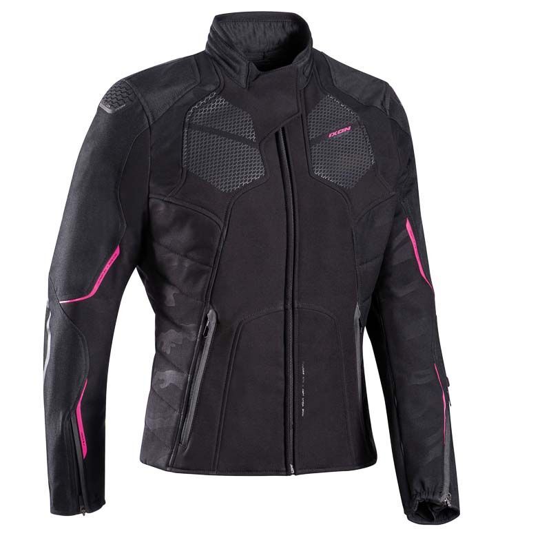 Ixon Cell Lady Black/Fuchsia Textile Womens Jacket