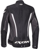 Ixon Striker Lady Black/White Textile Womens Jacket