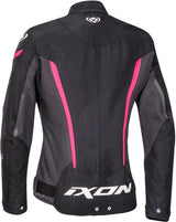 Ixon Striker Lady Black/Anthracite/Fuchsia Textile Womens Jacket