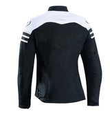 Ixon Ilana Evo Black/White Textile Womens Jacket