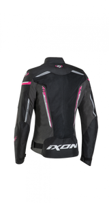 Ixon Striker Air WP Lady Black/White/Fushia Textile Womens Jacket